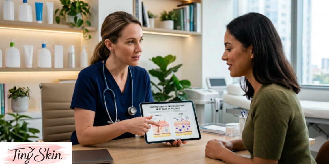 heat rash vs allergy rash