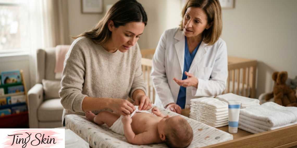 baby diaper rash bleeding