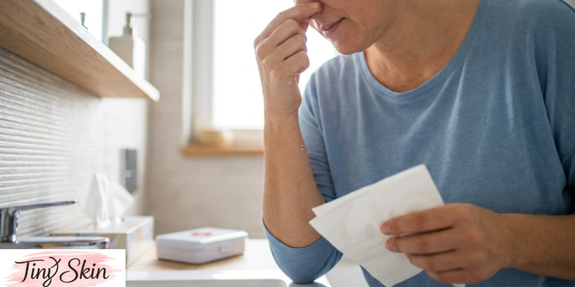 how to stop bleeding nose