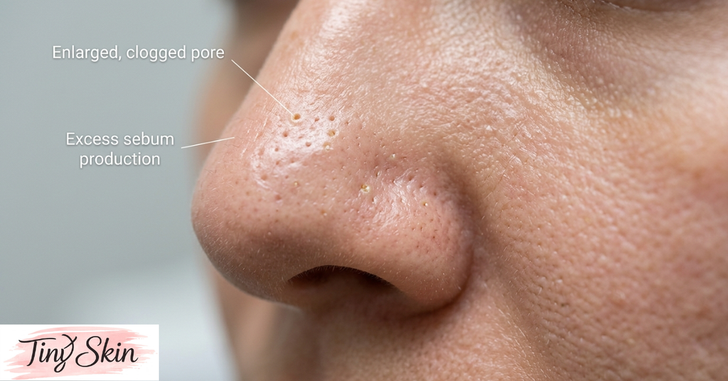 clogged pores