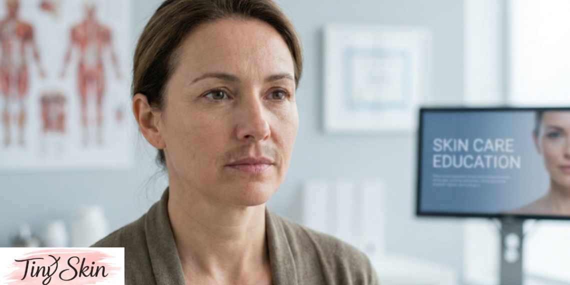 melasma mustache
