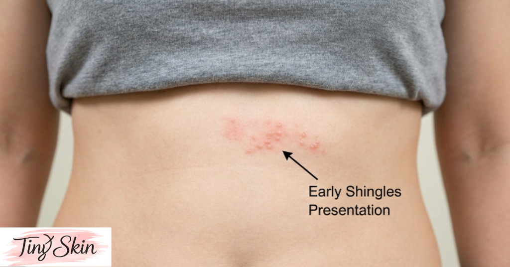 shingles rash