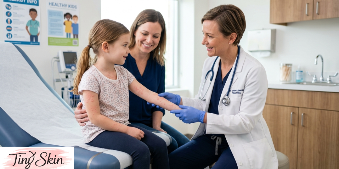 viral hives in children