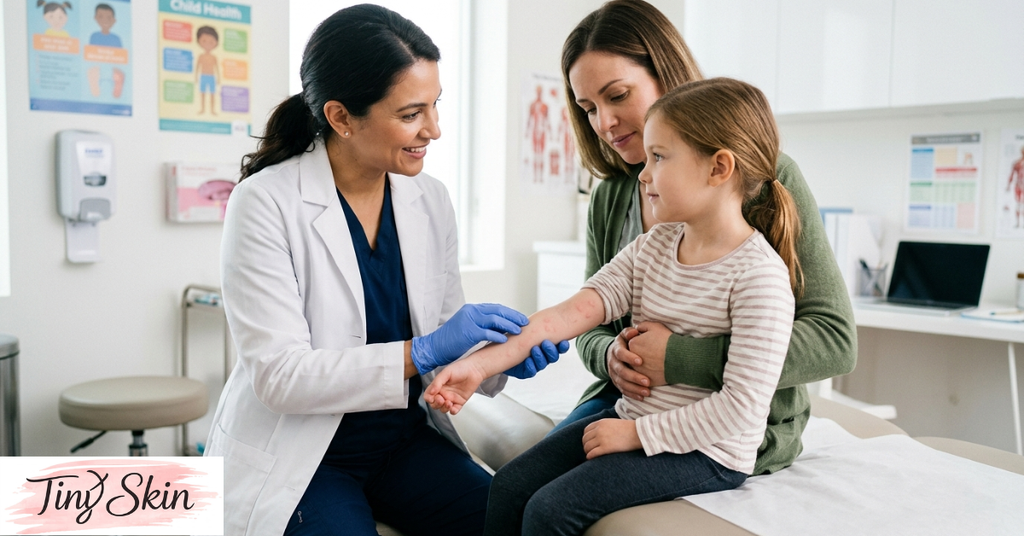 viral hives in children